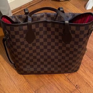 Louis Vuitton Dark Brown Checkered Briefcase